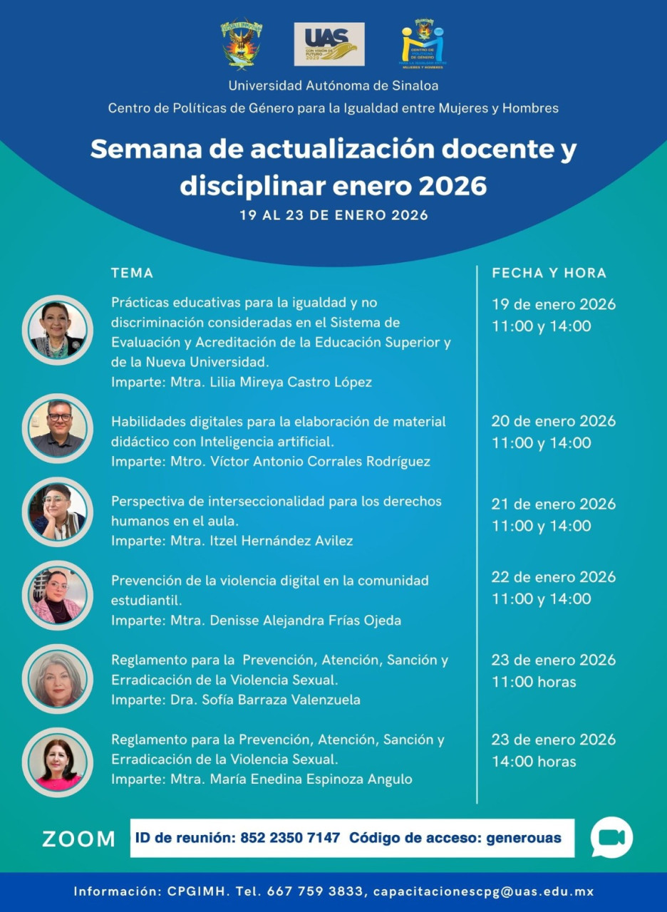 Semana de Actualización Docente y Disciplinar Enero 2026 